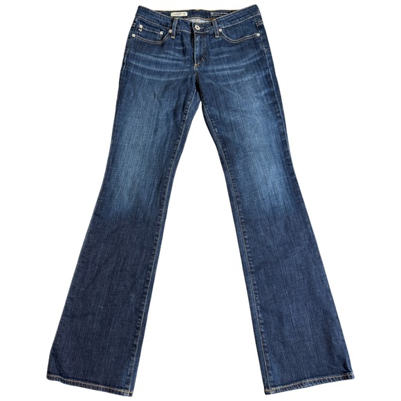 AG Adriano Goldschmied Womens 29x33 The Jessie Curvy Bootcut Jeans Dark Wash Y2K - Picture 1 of 5